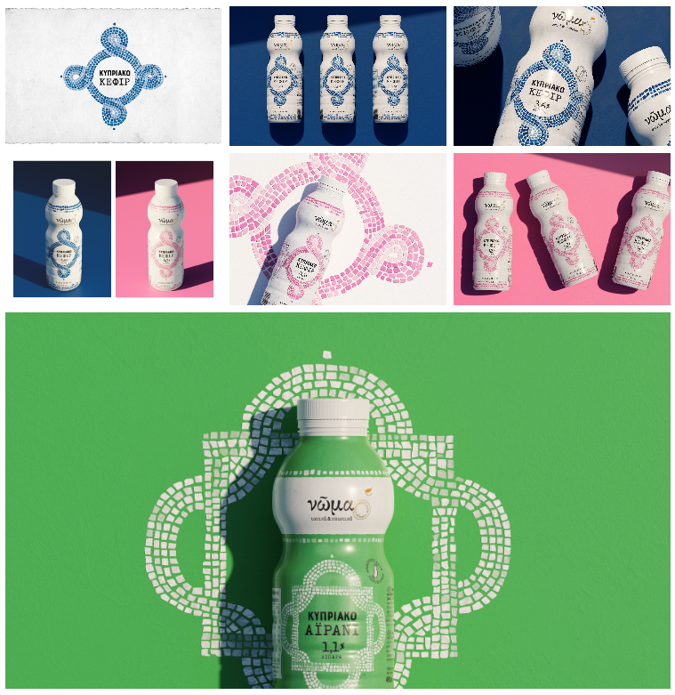 Lidl 的 Noma Kefir傳統(tǒng)乳制品包裝設(shè)計(jì)的現(xiàn)代演繹