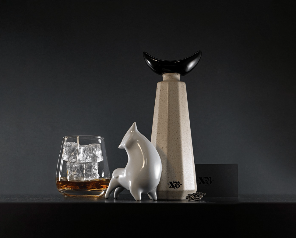 龍舌蘭酒紀(jì)念瓶設(shè)計(jì)：海伊工作室（Hi Estudio）設(shè)計(jì)的布拉米多（Bramido）龍舌蘭酒限量版酒瓶，致敬十年卓越歷程。